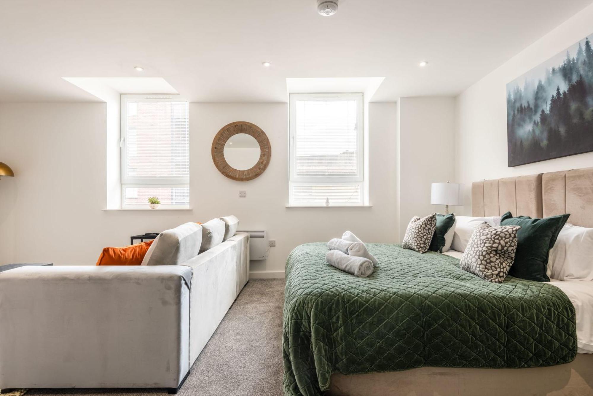 Contemporary 1 Bed Central Rotherham Studio Dış mekan fotoğraf