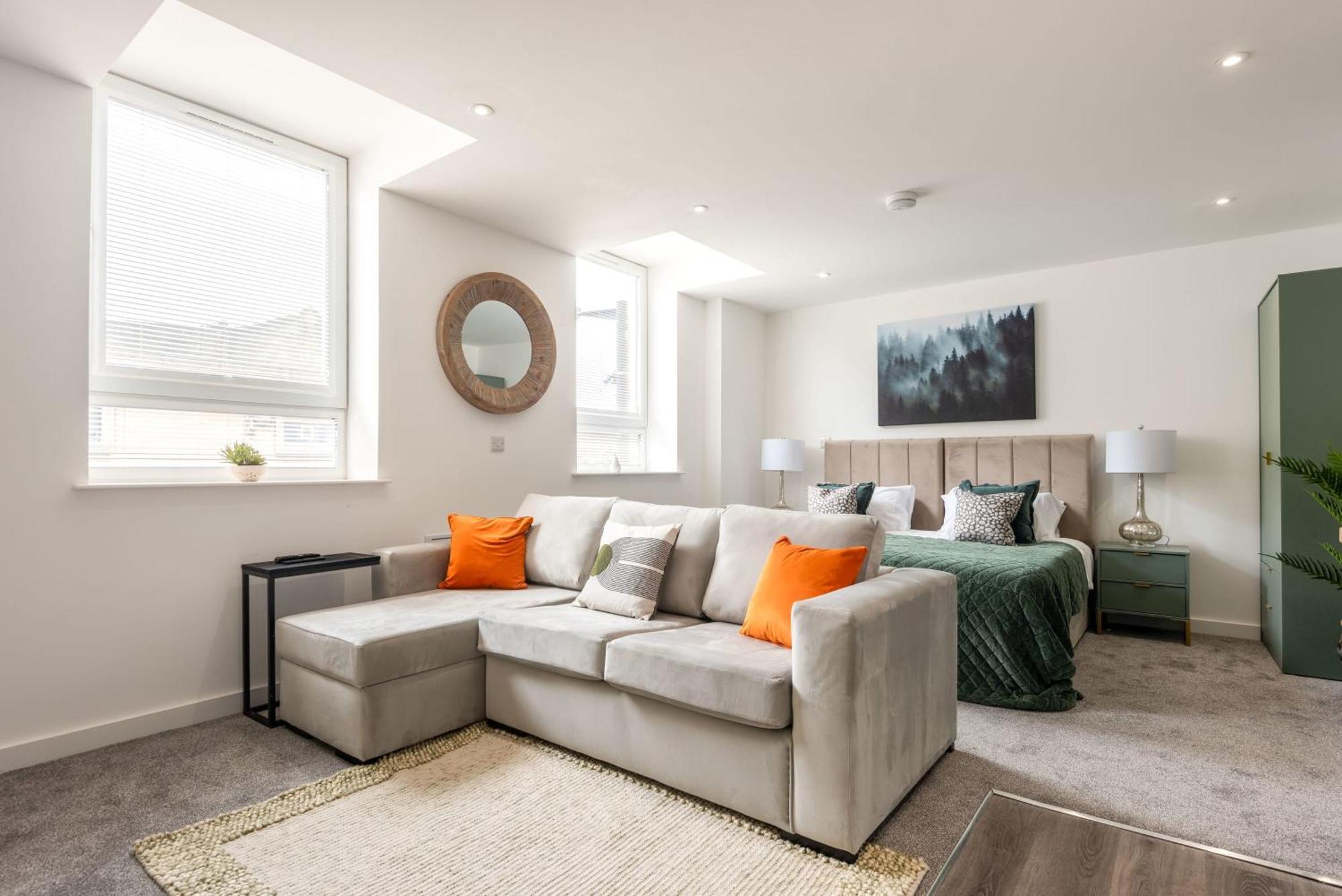 Contemporary 1 Bed Central Rotherham Studio Dış mekan fotoğraf