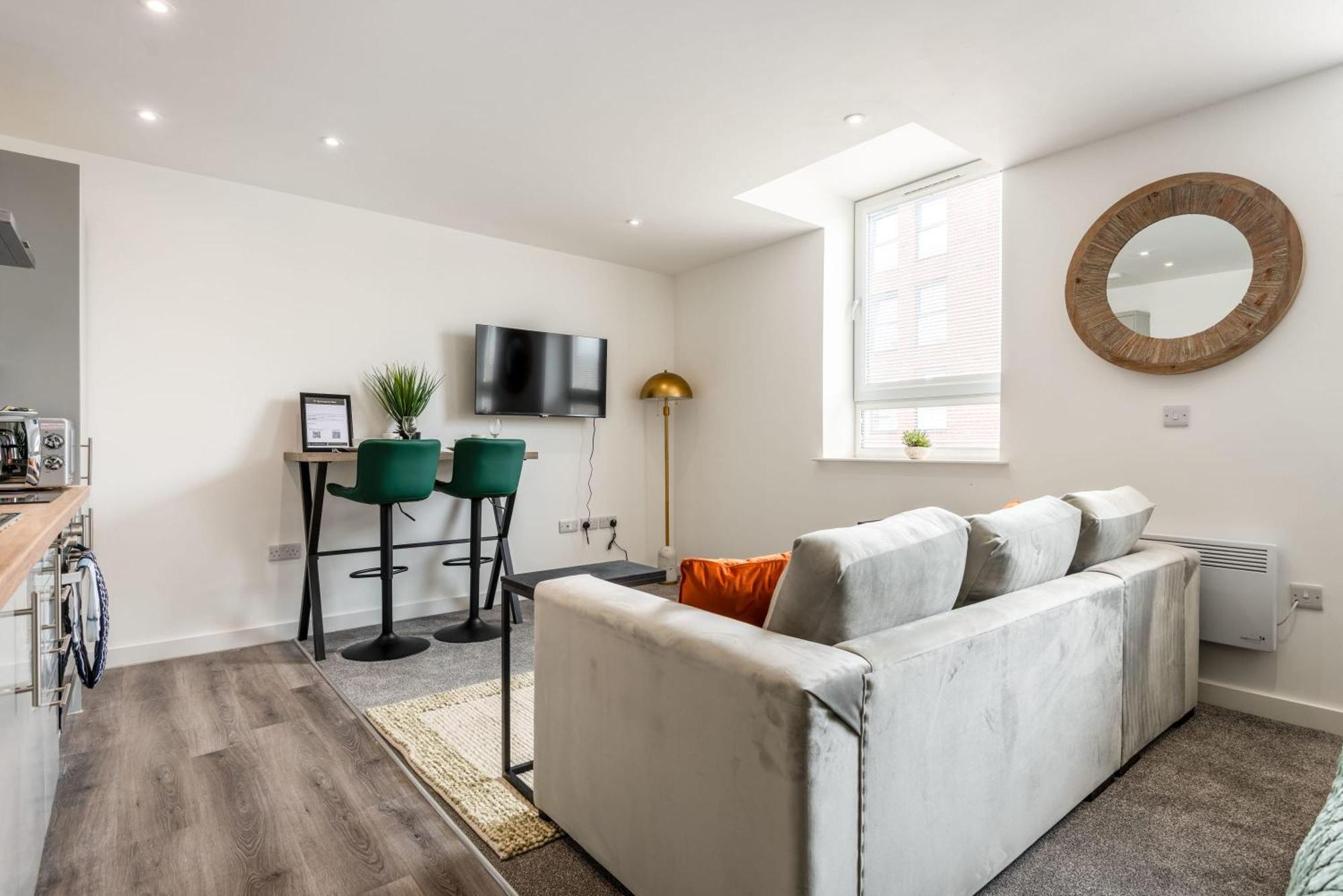 Contemporary 1 Bed Central Rotherham Studio Dış mekan fotoğraf